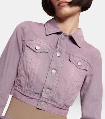 Cropped-Jeansjacke | MM6 Maison Margiela