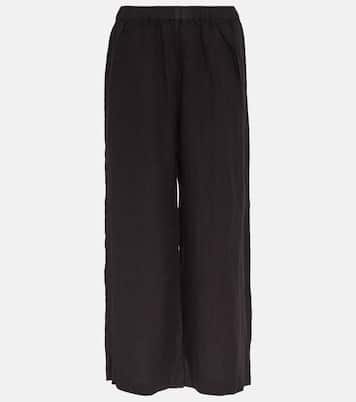 Weite Hose Lola aus Leinen | Velvet