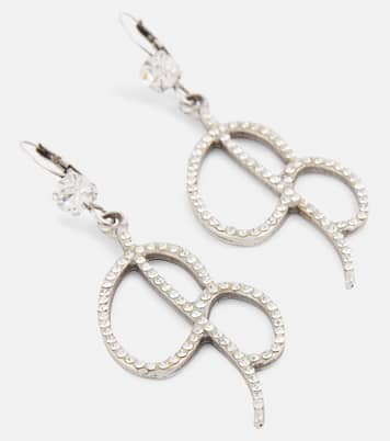 Orecchini con logo e cristalli | Blumarine