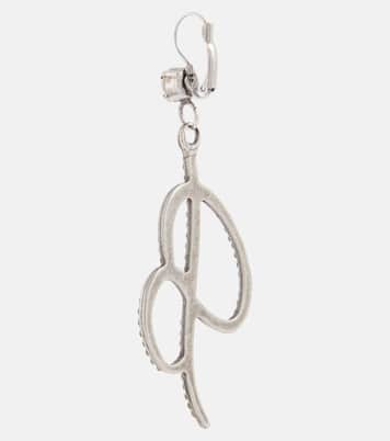 Orecchini con logo e cristalli | Blumarine