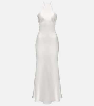 Silk-blend midi dress | Alessandra Rich