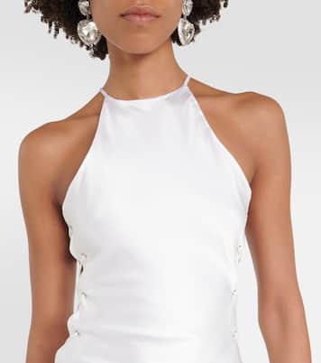 Silk-blend midi dress | Alessandra Rich
