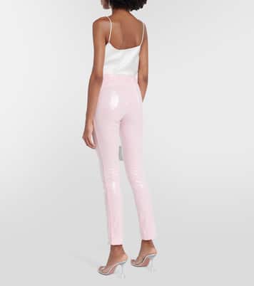 Sequin-embellished slim pants | Rotate