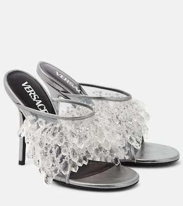 Mules in PVC con cristalli | Versace