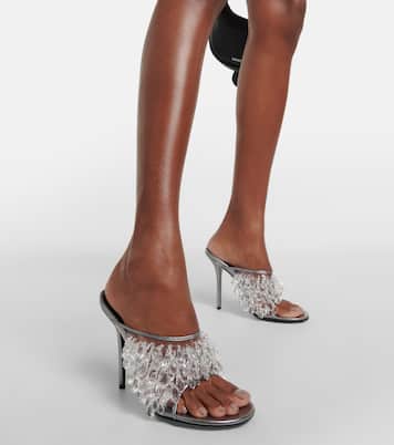 Mules in PVC con cristalli | Versace