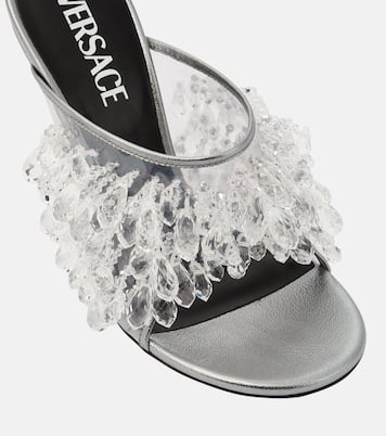 Mules in PVC con cristalli | Versace