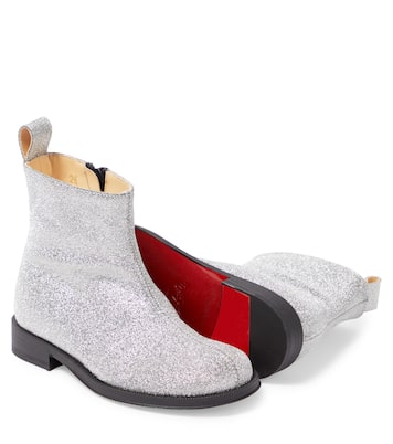Bootynou glitter ankle boots | Christian Louboutin Kids