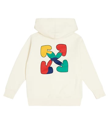 Felpa in jersey di cotone con cappuccio | Off-White Kids