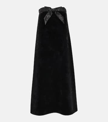 Falda larga de terciopelo | Balenciaga