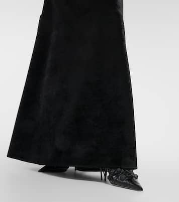 Falda larga de terciopelo | Balenciaga