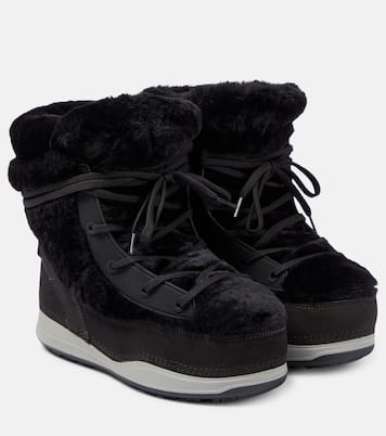 Ankle Boots Verbier 4 aus Shearling und Veloursleder | Bogner