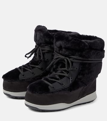 Ankle Boots Verbier 4 aus Shearling und Veloursleder | Bogner