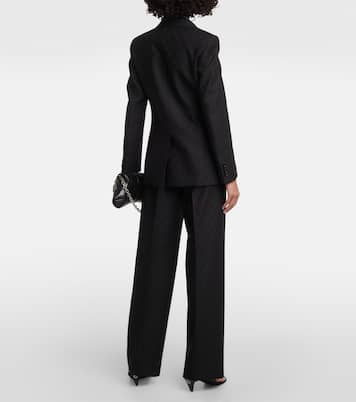 Blazer de lana con GG en jacquard | Gucci