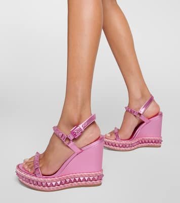 Alpargatas Pyraclou 110 de piel | Christian Louboutin