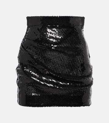 High-rise sequined miniskirt | Alex Perry