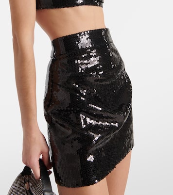 High-rise sequined miniskirt | Alex Perry