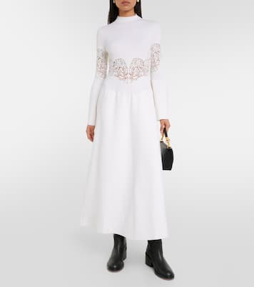 Wool-blend maxi dress | Chloé