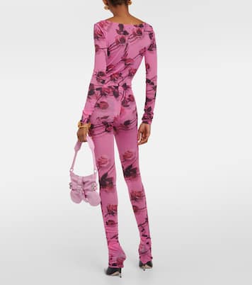 Leggings semitrasparenti con stampa | Blumarine