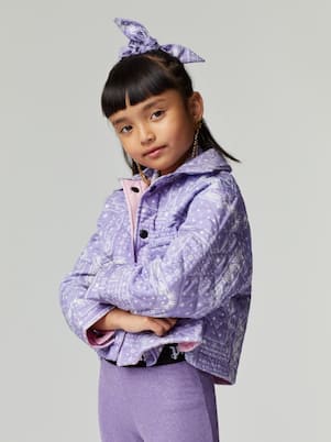 High-Rise-Schlaghose aus Rippstrick | Palm Angels Kids