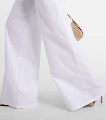 Weite High-Rise-Hose Navigli aus Baumwolle | Max Mara