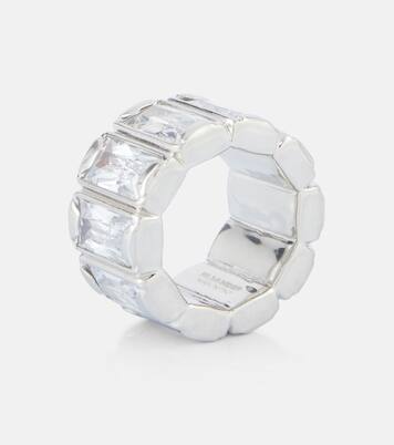 Anello con cristalli | Jil Sander