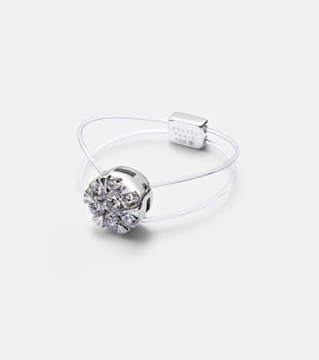 Bague Floating en or blanc 18 ct et diamant | Persée