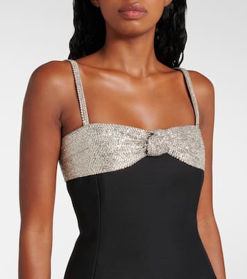 Verziertes Minikleid aus Crepe Couture | Valentino