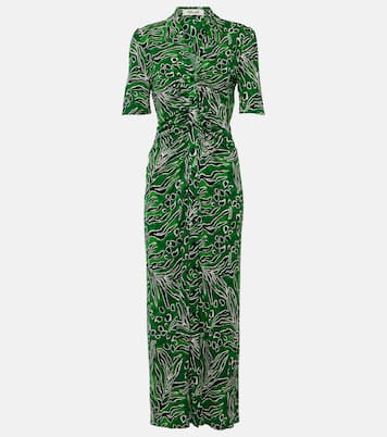 Printed jersey midi dress | Diane von Furstenberg