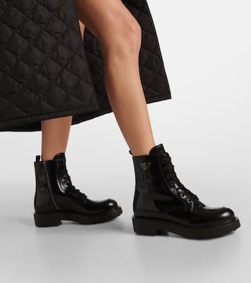 Schnürstiefel Diapason aus Leder | Prada