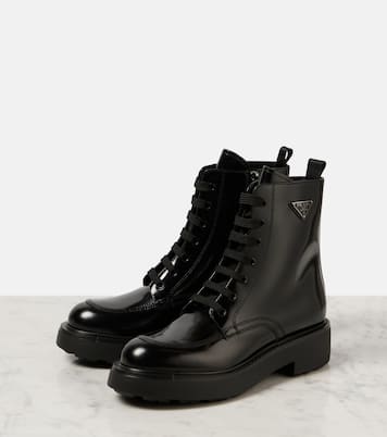 Schnürstiefel Diapason aus Leder | Prada