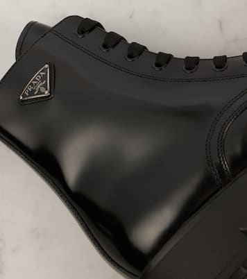 Schnürstiefel Diapason aus Leder | Prada