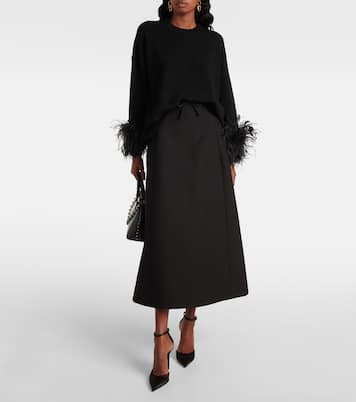 Eveninglam satin pumps | Valentino Garavani