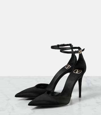 Eveninglam satin pumps | Valentino Garavani