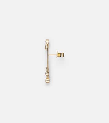 Pendiente individual Grand Stella de oro de 14 ct con diamantes | Sophie Bille Brahe