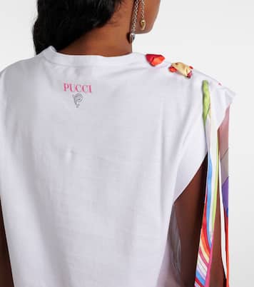 T-shirt Iride in jersey di cotone | Pucci