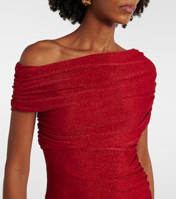Agustin lamé midi dress | Diane von Furstenberg
