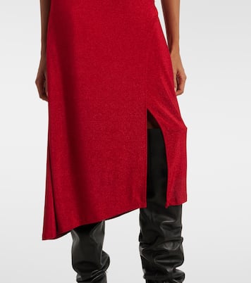 Agustin lamé midi dress | Diane von Furstenberg