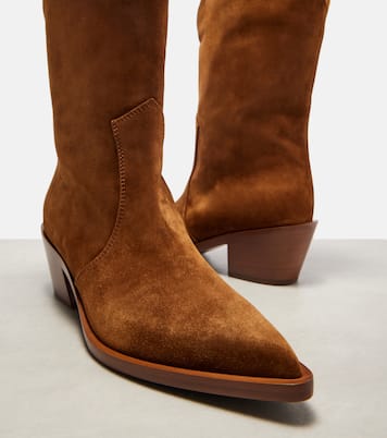 Western 45 suede booties | Gianvito Rossi