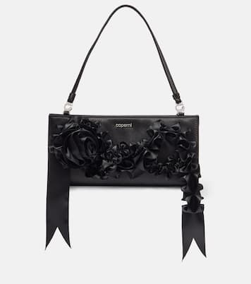 Clutch in raso con applicazioni | Coperni