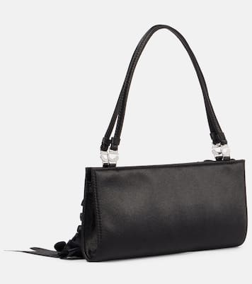 Clutch in raso con applicazioni | Coperni