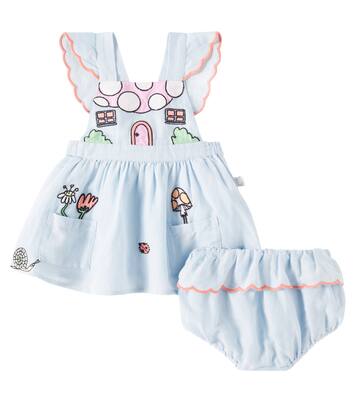 Baby - Abito in lino e cotone | Stella McCartney Kids