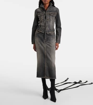 Bleistiftrock aus Denim | Balenciaga