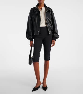 Chaqueta bomber Briar de piel | Nour Hammour
