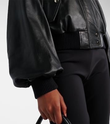 Chaqueta bomber Briar de piel | Nour Hammour