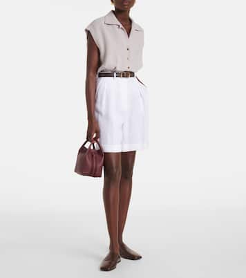 Shorts George in lino | Loro Piana