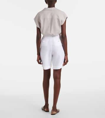 Shorts George in lino | Loro Piana