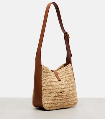 Sac Le 5 à 7 Baby en raphia | Saint Laurent