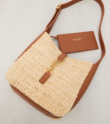 Sac Le 5 à 7 Baby en raphia | Saint Laurent
