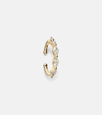 18kt gold ear cuff with diamonds | Shay Jewelry