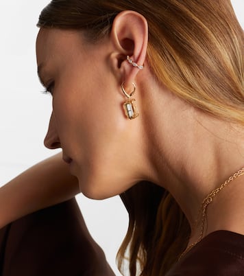 18kt gold ear cuff with diamonds | Shay Jewelry